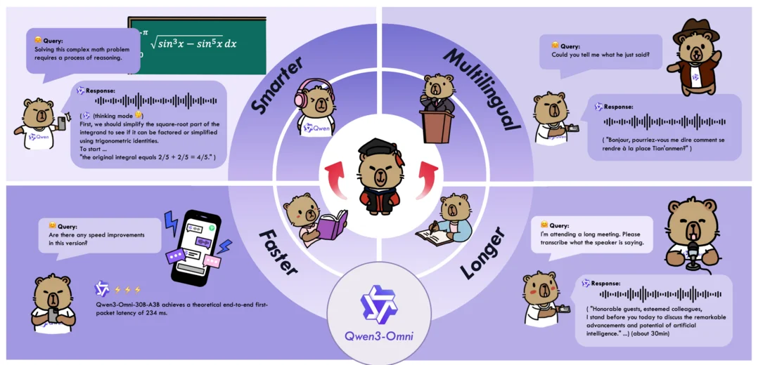 Qwen3-Omni Technical Report