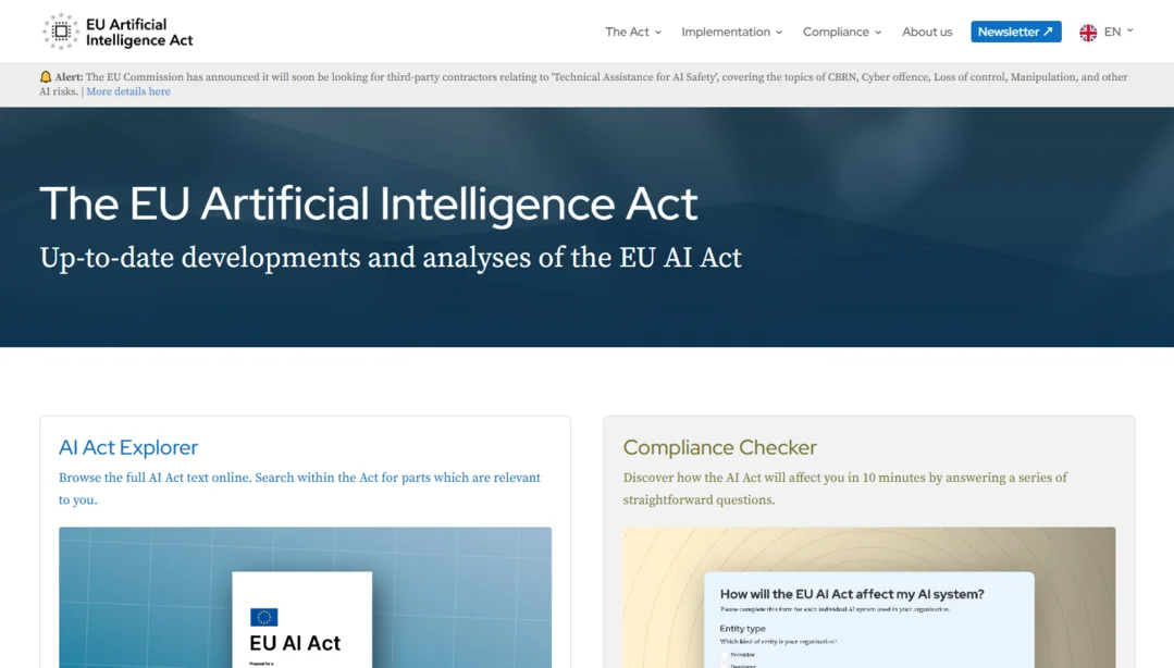 http://artificialintelligenceact.eu/