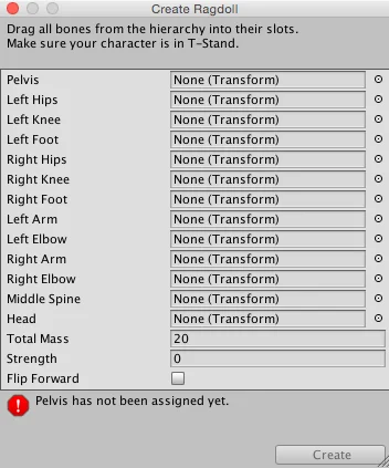 https://docs.unity3d.com/kr/530/Manual/wizard-RagdollWizard.html