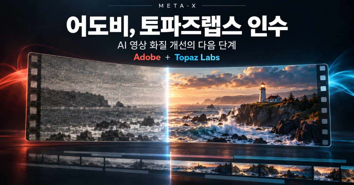 어도비가 토파즈랩스를 품었다…영상 AI, 화질 개선까지 넓어진다